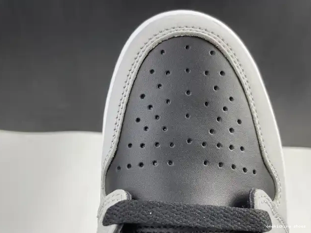 Rep Light Jordan Smoke 1 Grey Air White 555088-035 Black High Retro 0515